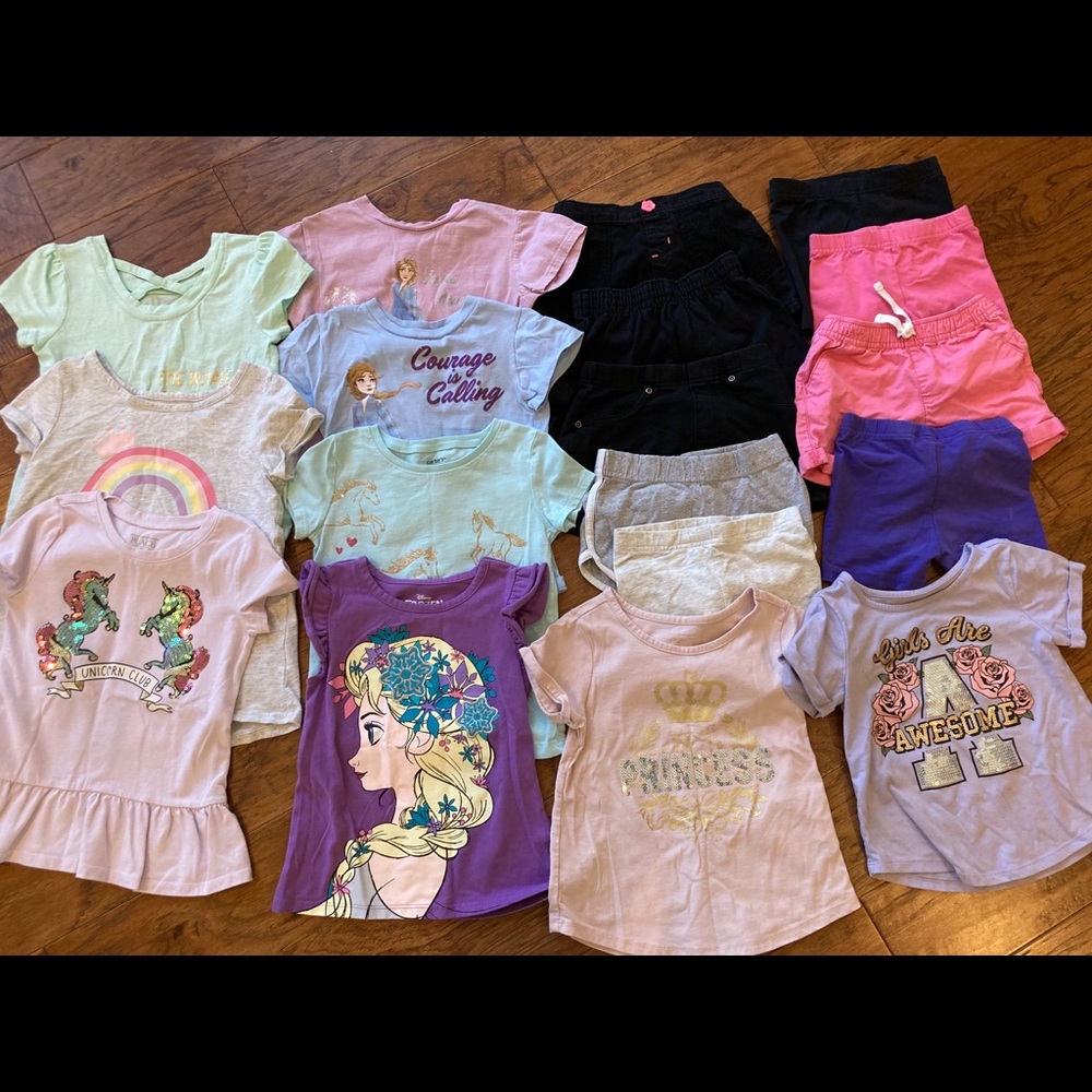 HUGE bundle summer clothes SZ 4t girls